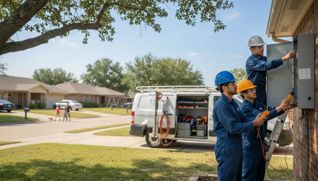 Certified electrician providing emergency electrical services in Shelby, IA